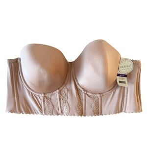 Parfait Elissa 42D Strapless Longline Bra Corset Boustier Nude Style P50116